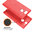 Flexi Slim Litchi Texture Case for Sony Xperia XA2 - Red Stitch